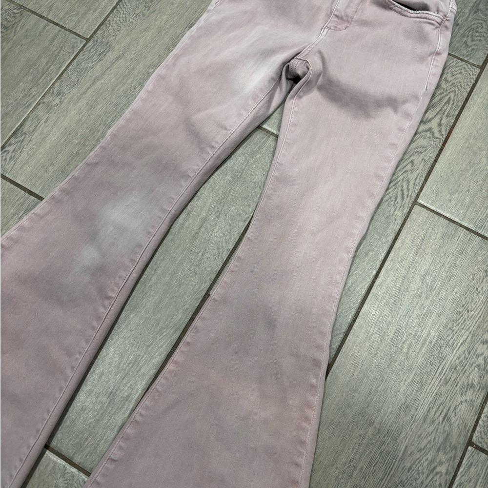 Vervet Sea Fog High Rise Super Flare Wide Leg Size 24 - Picture 4 of 7
